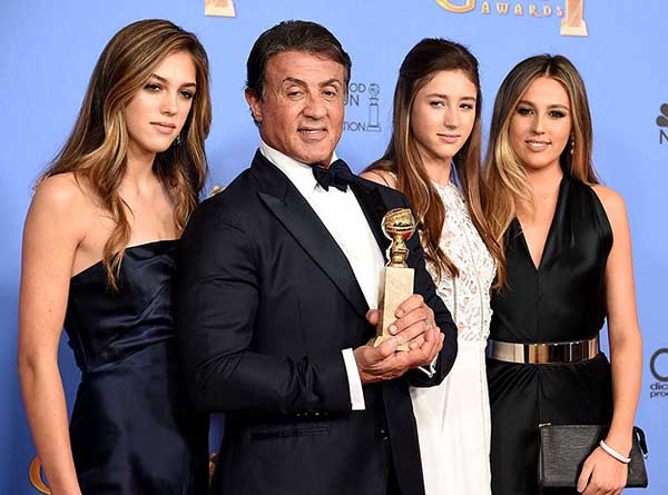 Sylvester Stallone và 3 cô con gái xinh đẹp