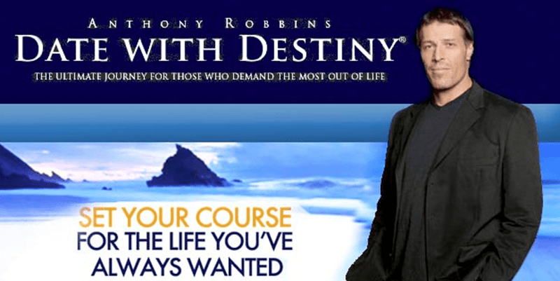 Khóa học “Date With Destiny” là một thành công vang dội của Anthony Robbins