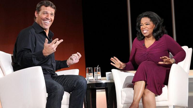 Robbins bắt đầu chế tạo Lifeclass của Oprah trên Mạng riêng